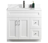 36'' SOLID WOOD VANITY WITH TOP